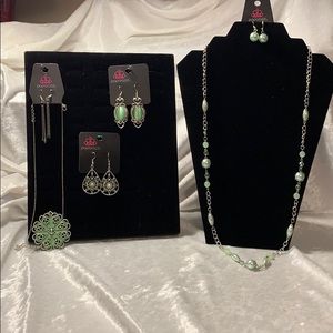 4 pc light green set